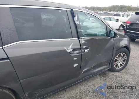 2011 Honda Odyssey Ex-L из США, поврежденный, VIN 5FNRL5H61BB058496